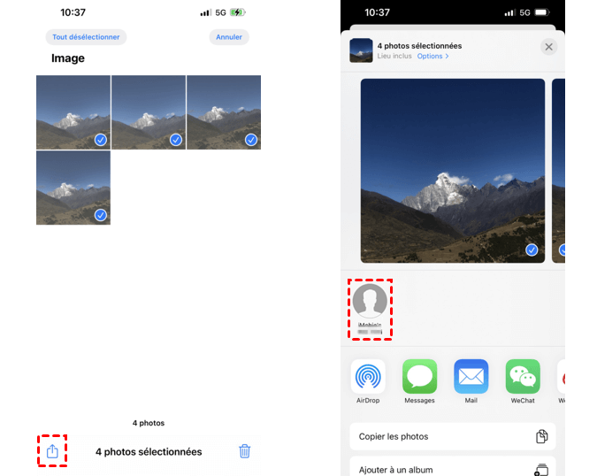 Comment transférer des photos de l'iPhone/iPad vers un disque dur externe ?